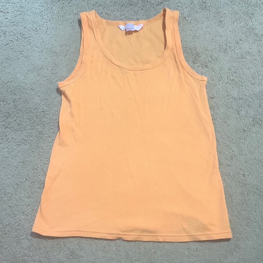 Pink orange tank top - size medium